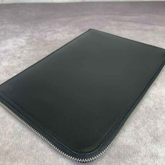 Louis Vuitton Black Pochette Jules Nomad Clutch Case Calf Noir NEW - Picture 5 of 12